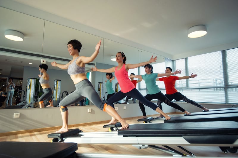 Pilates Woman Female Sport Fitness